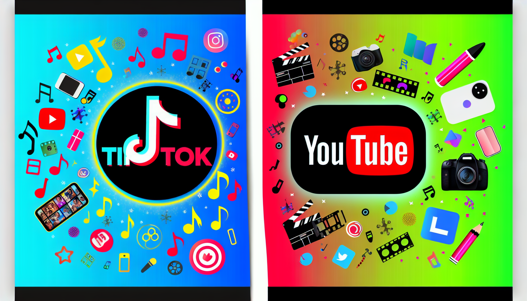 TikTok y YouTube - Realidad sin parar